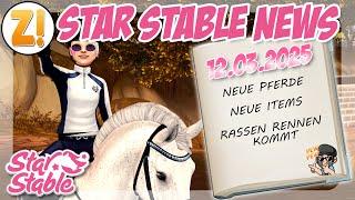 NEUE ITEMS/ NEUE PFERDE /RASSERENNEN KOMMT [SSO NEWS][12.03.2025]