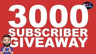 3000 Subscriber Giveaway - You Can Win Cool Stuff