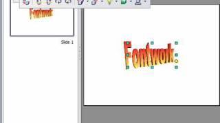 Create Fontwork in OpenOffice Impress