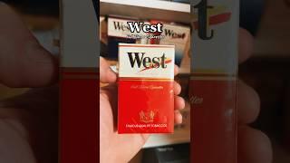 Old cigarettes Red WEST Full Flavor Cigarettes - Hamburg, American Blend