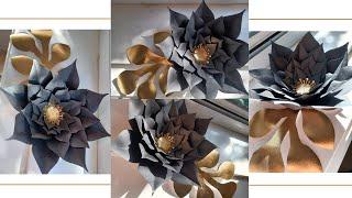 Midnight Blossom | Black and Golden Combination | Arts n Crafts