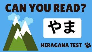 【HIRAGANA READING TEST #16】HIRAGANA QUIZ: Words in Japanese | Hiragana practice for Beginners