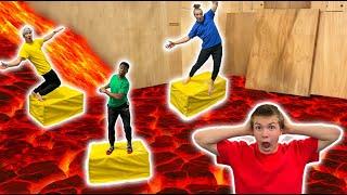 FLOOR IS LAVA PARKOUR CHALLENGE!