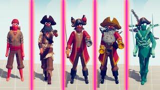 EVOLUTION OF PIRATE CAPTAIN - Totally Accurate Battle Simulator TABS