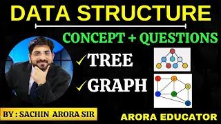 Data Structures - Tree & Graph | Concept & Questions | Arora Educator |