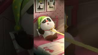 Cute Dreamy Panda ...getting tickled while sleeping  #viralshorts  #funny  #laugh #humor
