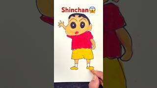 Easy Shinchan  Drawing for kids #shorts #ytshorts #art #cartoon #kids