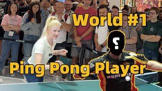 I beat the World’s #1 Ping Pong Player TIMO BOLL?