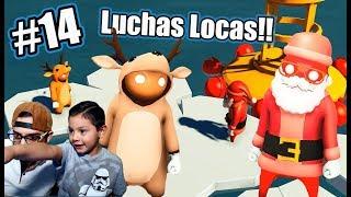 Luchas Locas en Navidad | Gang Beasts 14 | Juegos Karim Juega