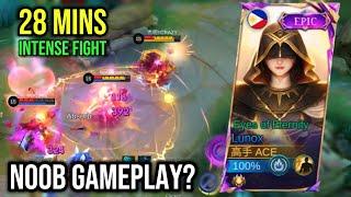 LUNOX FULL INTENSE GAMEPLAY VS PRO AGGRESSIVE ENEMY LINE UP!! LUNOX BEST BUILD (WIN OR LOSE?) MLBB