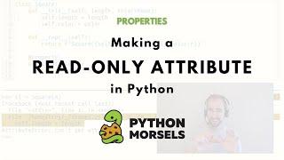 Making a read only attribute in Python