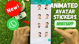 How to use Animated Avatar stickers on WhatsApp || Avatar Animated stickers on WhatsApp