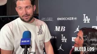 Dodgers Alex Vesia interview - tells us who his favorite villain is or who he would be