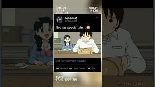 Bro enjoy his school life #rajibeditz#anime#dhakalabhi