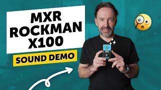 A faithful recreation of the Tom Scholz Rockman? - MXR Rockman X100 | Sound Demo