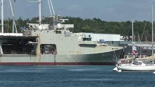 Belgian Minehunter BNS Oostende M940 Ship IMO 4769563 MCMV Port de Plaisance 29900 Concarneau France