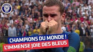 Coupe du monde : la joie des Bleus après la victoire