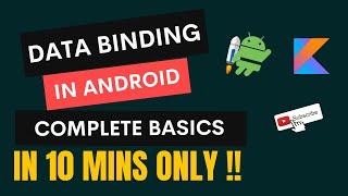 Data binding android | What is data binding in android | data binding android Kotlin | MVVM series