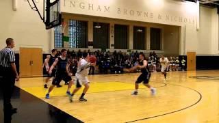 Men's Basketball: Lesley vs. Tufts (Kris Bennett 7-7 FG)