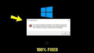 [Fix] The computer restarted unexpectedly or encountered an unexpected error Windows 10 SOLUTION.