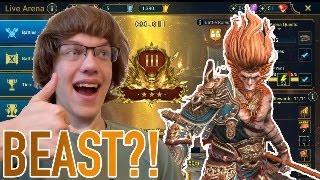 I REBUILT My WUKONG! Support CLUTCH For GOLD III Live Arena! RAID: Shadow Legends!