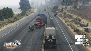 Choques de Camiones Brutales GTA 5 Truck Car Crashes Compilation Ragdolls Choques Brutales