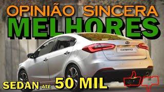 Melhores Carros Sedan até R$ 50 mil - Lista com dicas de carros grandes, econômicos e baratos!