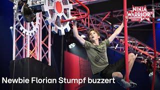 Newbie Florian Stumpf buzzert | Ninja Warrior Germany 2023