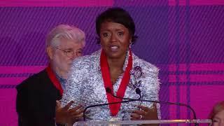 Mellody Hobson and George Lucas