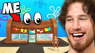 Hiding at The KRUSTY KRAB in Fortnite Prop Hunt!