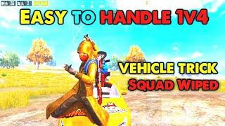 HANDLE ANY PANIC_SITUATION 1V4 | SQUAD WIPED BY VEHICLE TRICK | Insane Montage By Chinese Pro | GFP