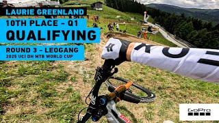 GoPro: Laurie Greenland Back to the Finals - Qualifying 1 - Leogang - '25 UCI DH MTB World Cup