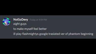 NotSoDevy plays Sonic.EXE Phantom Beggining But Google Translated (PART 1)