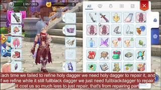 Refine or Upgrading equipment level first? Here's the answer Ragnarok Mobile Eternal Love