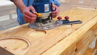 Milescraft 1219 CircleGuideKit - Cutting Circles with your Router