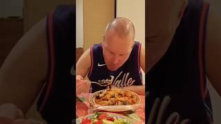 Silent Eating ASMR | No Talking Stewed Vegetables, Salad, and Fruit Dinner After Work #Eating #ASMR