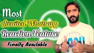 WhatsApp reaction update | How to react on WhatsApp message | Whatsapp new update