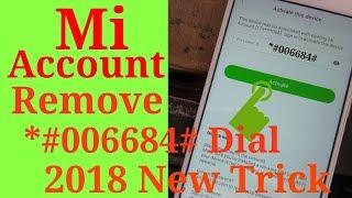 Mi Account Remove From all models 2018 new trick without computer easy solution