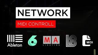 Tutorial Midi on Network - Ableton live , Resolume Arena , MAonpc , L8