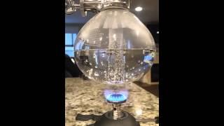 Vacuum teapot /w butane burner