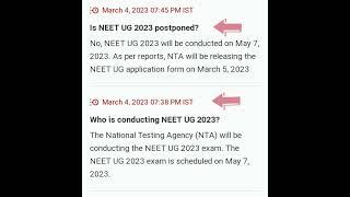 Two very most important questions regarding neet 2023 #shorts #neet