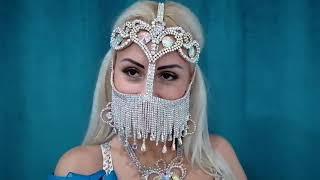 Бурга (Burkha) Украшение из страз для восточного танца Belly dance jewelry. От Glazyrina Design.