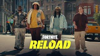 Kai Cenat, Sketch, and AMP Assemble the Fortnite Reload Squad