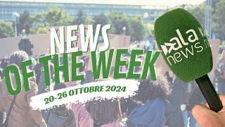 News of the week - 20-26 ottobre 2024