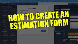 Creating an Efficient Estimation Form with ZIGAFORM: A Step-by-Step Guide