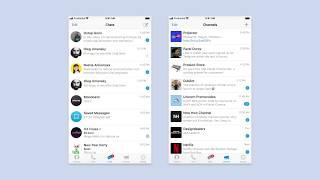 Divide chats and channels | Telegram app by prodlenka