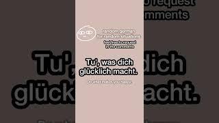 Do what makes you happy - in German  #dailygerman #germanlanguage #germanphrases