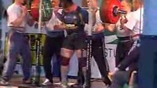 Vitaliy Papazov 2002 European Championships430.5kg Squat