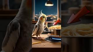 I seriously just need some spaghetti...  #funny #parrot #cockatiel