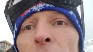 Павел Воля охотится на снег